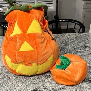 Pottery Barn Kids Orange and Yellow Pumpkin Costume
